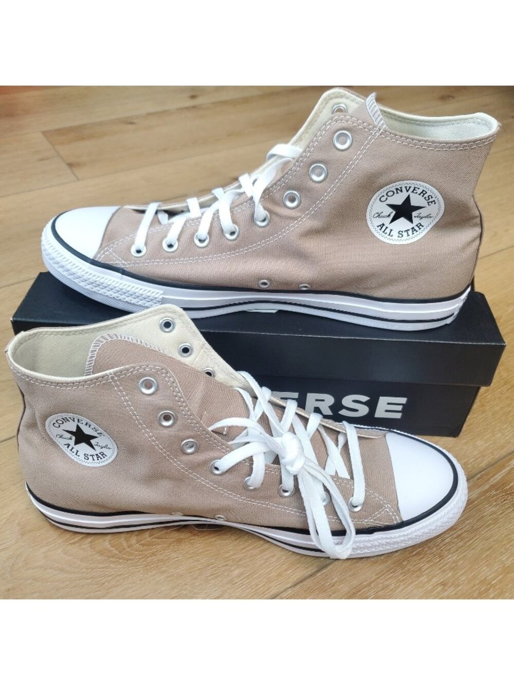 Converse Chuck Taylor All Star Hi Shoes Mens 13 Vintage Cargo Brown Tan A11753F